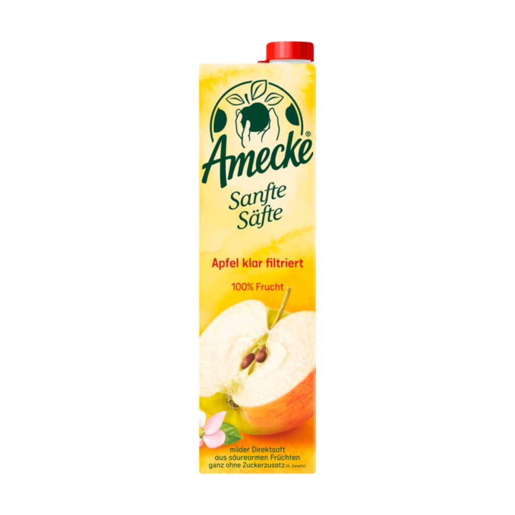 Amecke Sanfte Säfte Apfel klar filtriert 1l EW