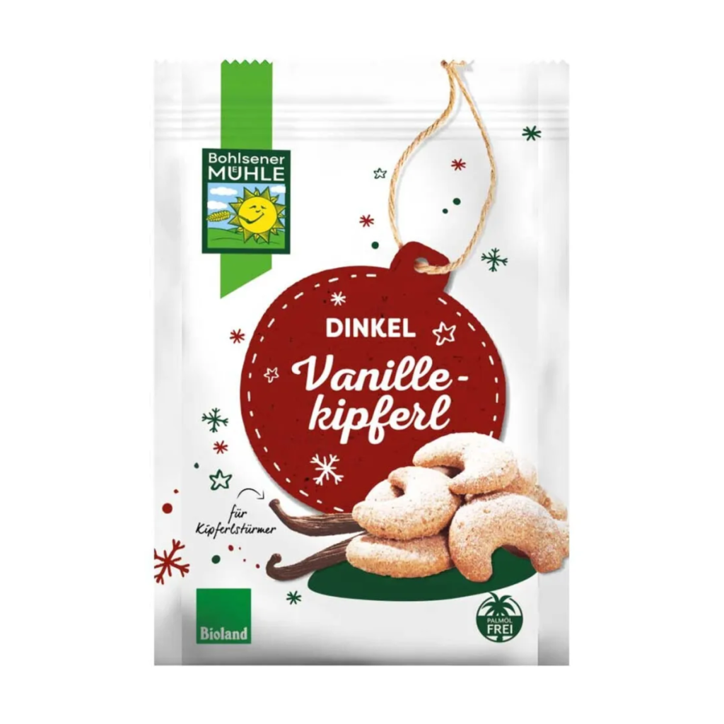 Bio Bohlsener Mühle Dinkel-Vanille-Kipferl 125g