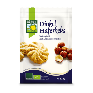 Bio Bohlsener Mühle Dinkel Hafer Kekse 125g