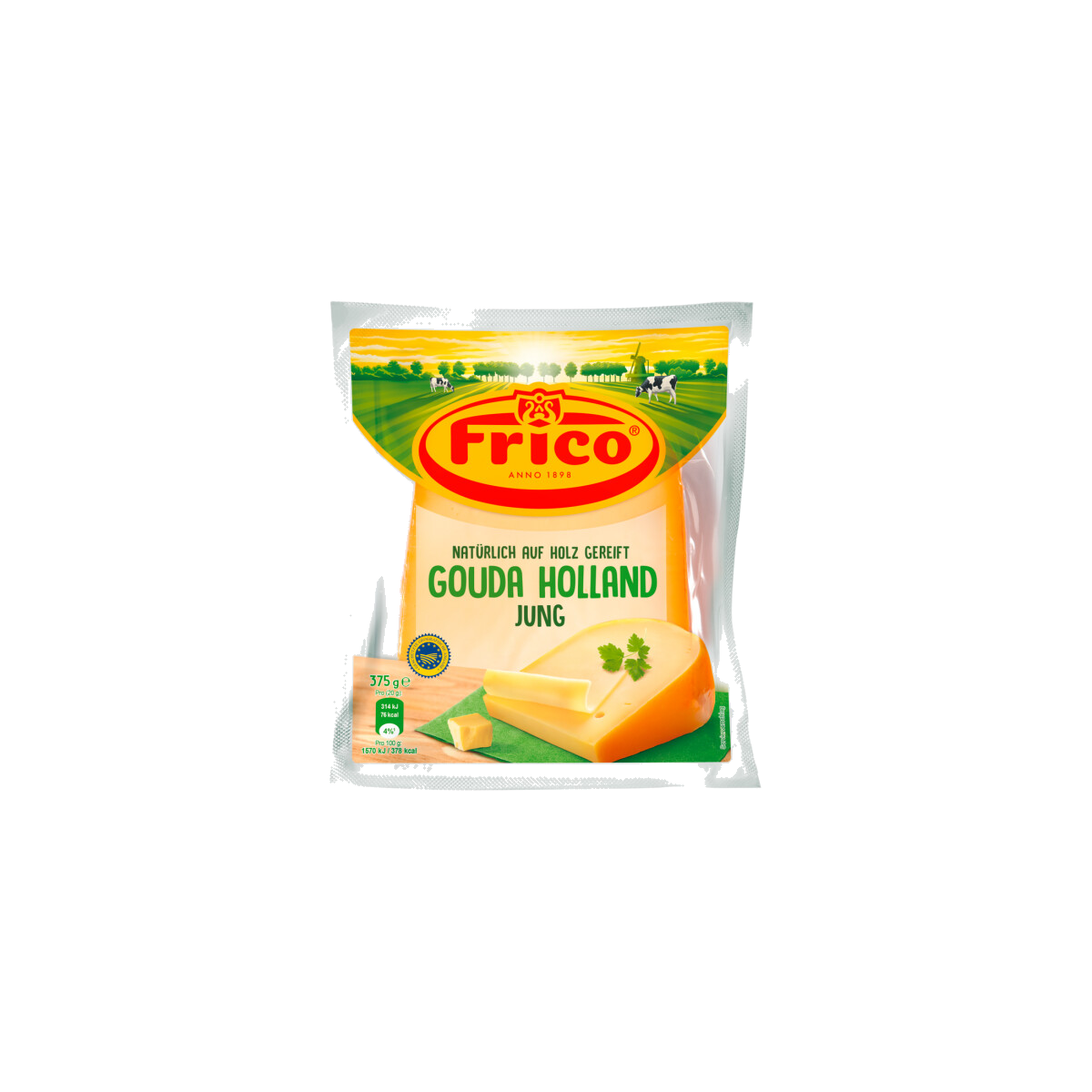 Frico Gouda Jung (Gouda Holland) g.g.A.48% Vollfettstufe 375g