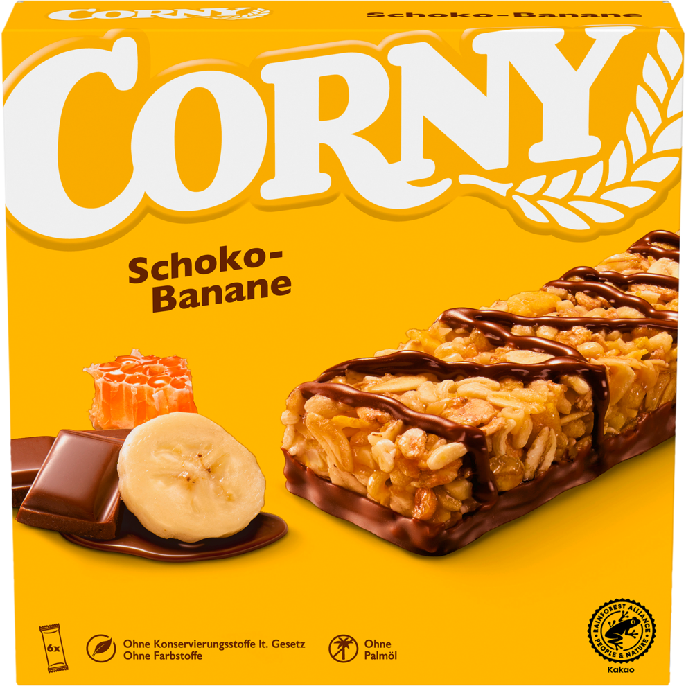 Corny Шоколад банан 6ST 150g