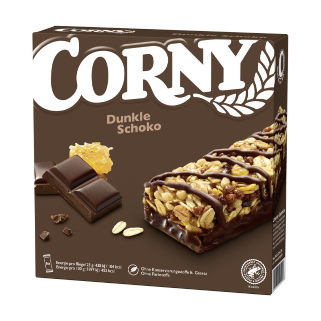 Corny Dunkle Schokolade 6ST 138g