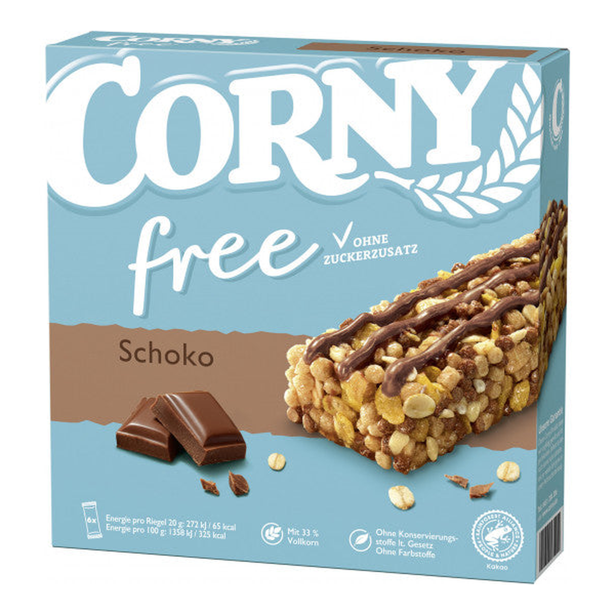 Corny free Schoko 6ST 120g