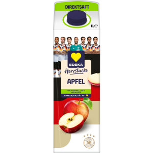 EDEKA Herzstücke Apfel Direktsaft naturtrüb 1l