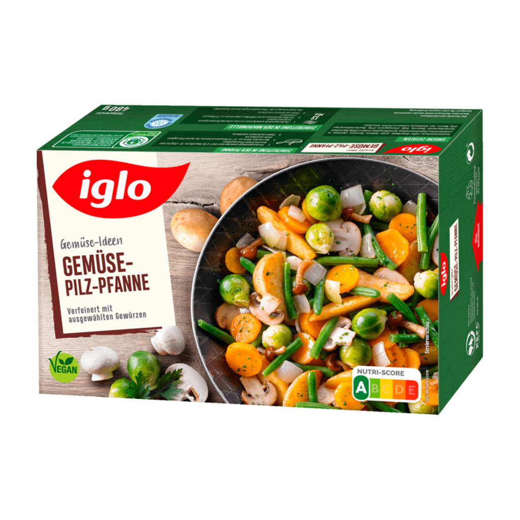 Iglo Gemüse Ideen Gemüse-Pilzpfanne 480g