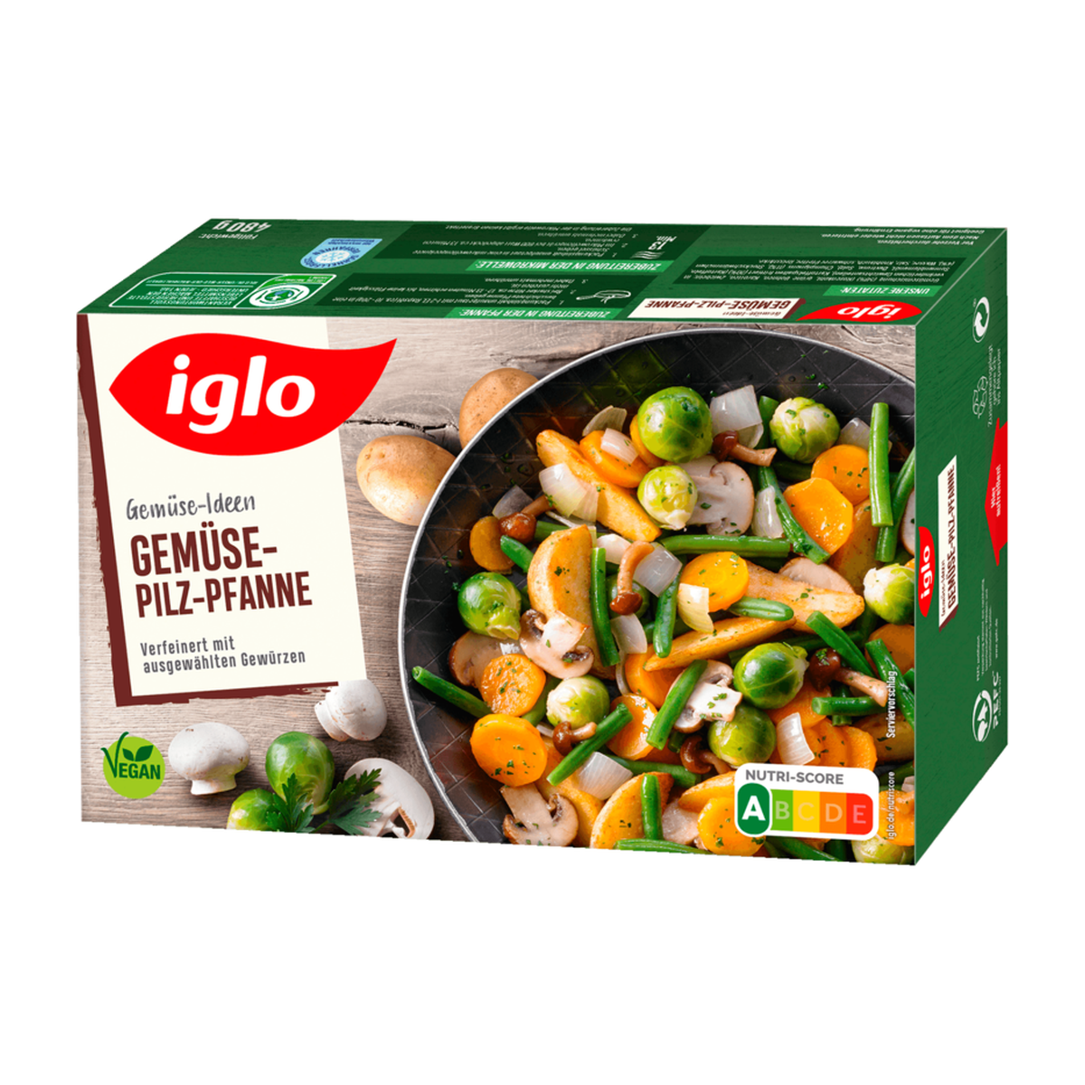 Iglo Gemüse Ideen Gemüse-Pilzpfanne 480g