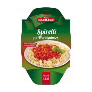 Baumann Spirelli mit Wurstgulasch 370g