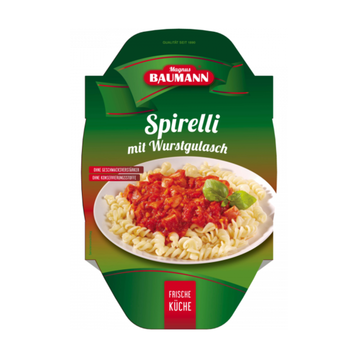 Baumann Spirelli mit Wurstgulasch 370g