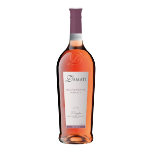D'Amati Negroamaro Merlot Rose halbtrocken 1l