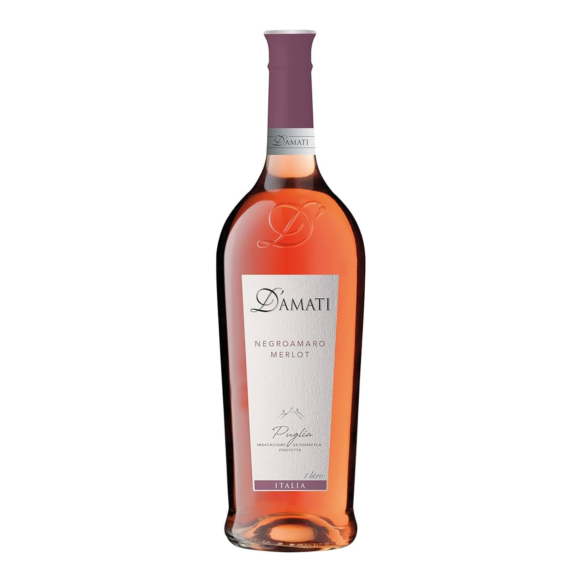 D'Amati Negroamaro Merlot Rose halbtrocken 1l