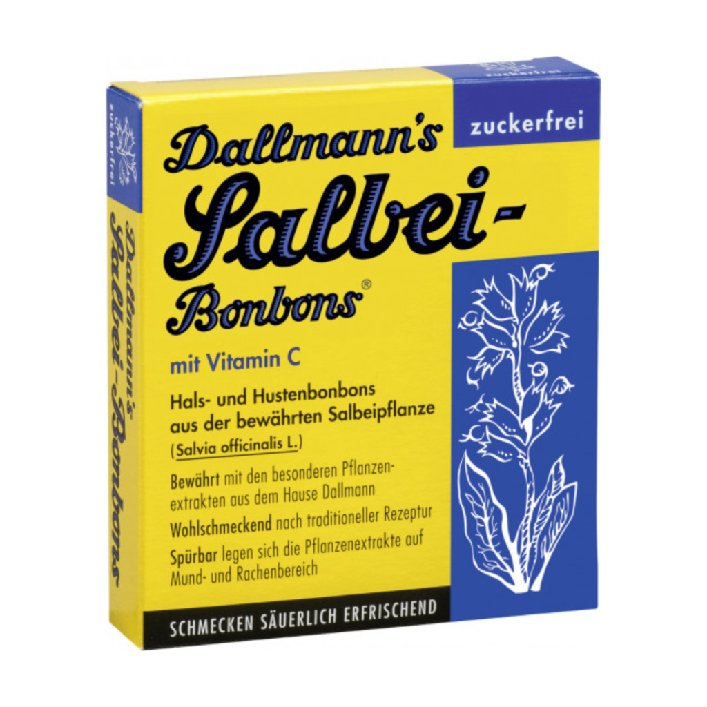 Dallmann's Salbei-Bonbons ohne Zucker 37g