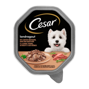Cesar Landragout mit Truthahn, Rind und Kräutern 150g