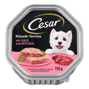 Cesar Klassik-Terrine mit Kalb und Geflügel 150g