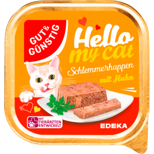 GUT&GÜNSTIG Schlemmerhappen mit Huhn 100g
