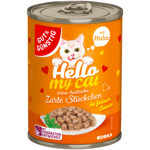 GUT&GÜNSTIG Zarte Stückchen mit Huhn 415g