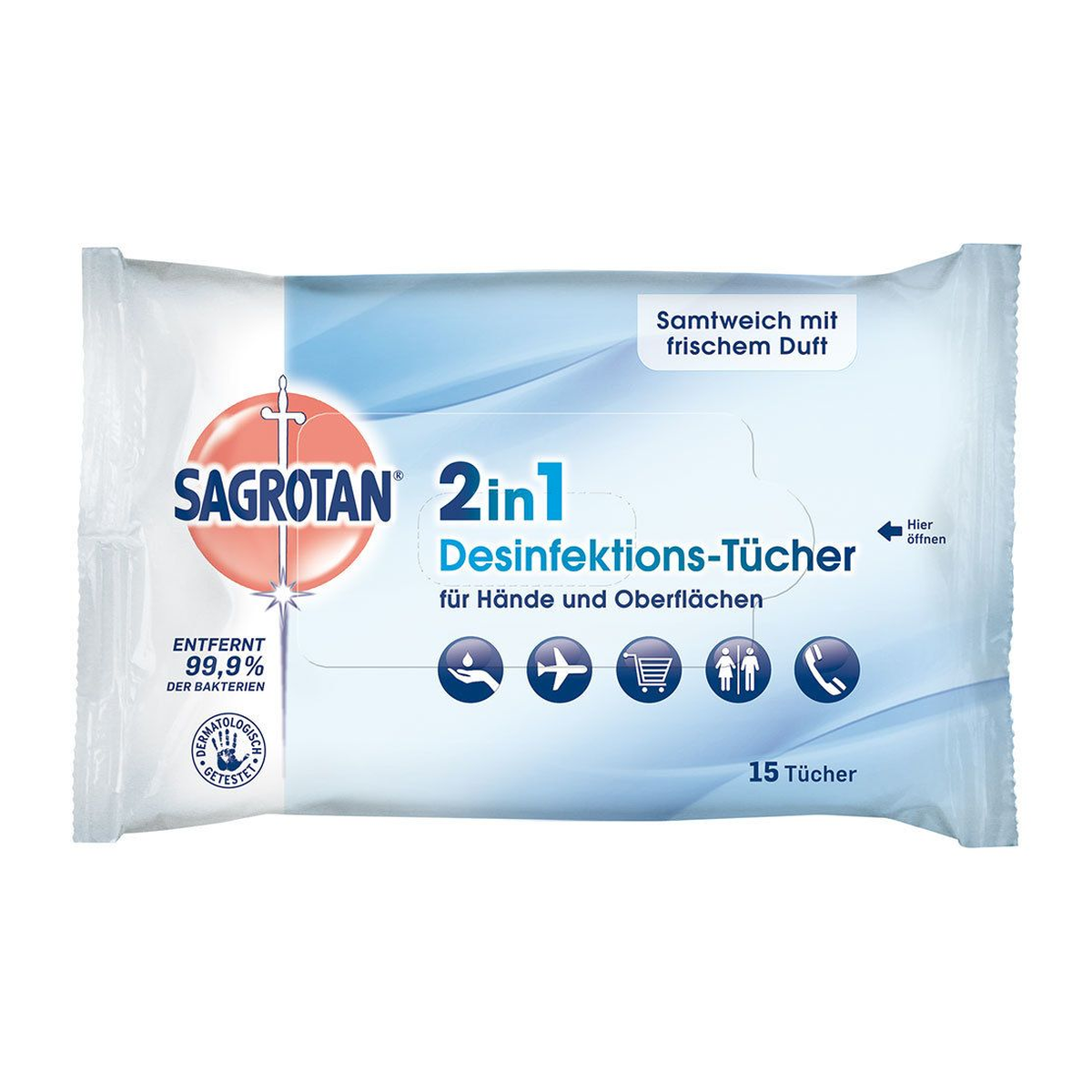 Sagrotan Desinfektions-Tücher 15ST