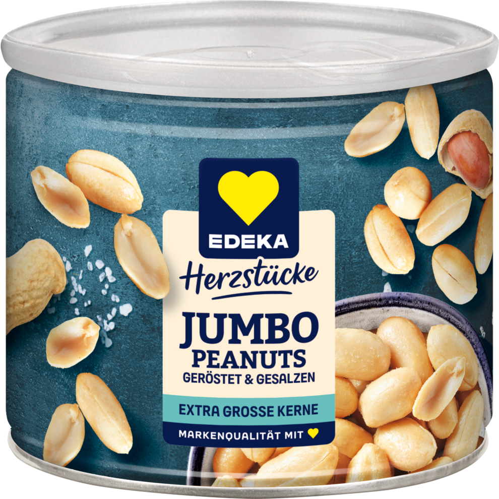 EDEKA Herzstücke Erdnüsse Jumbo geröstet gesalzen 200g