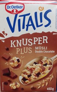 Dr.Oetker Vitalis хрустящий плюс двойной шоколад 450g