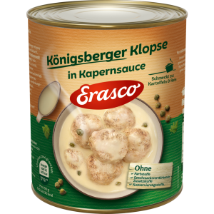Erasco 6 Königsberger Klopse in cremiger Kapernsauce 800g