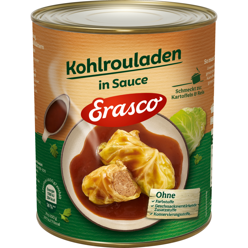 Erasco 2 Kohlrouladen 800g