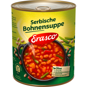 Erasco Serbische Bohnensuppe mit Rauchspeck 750ml