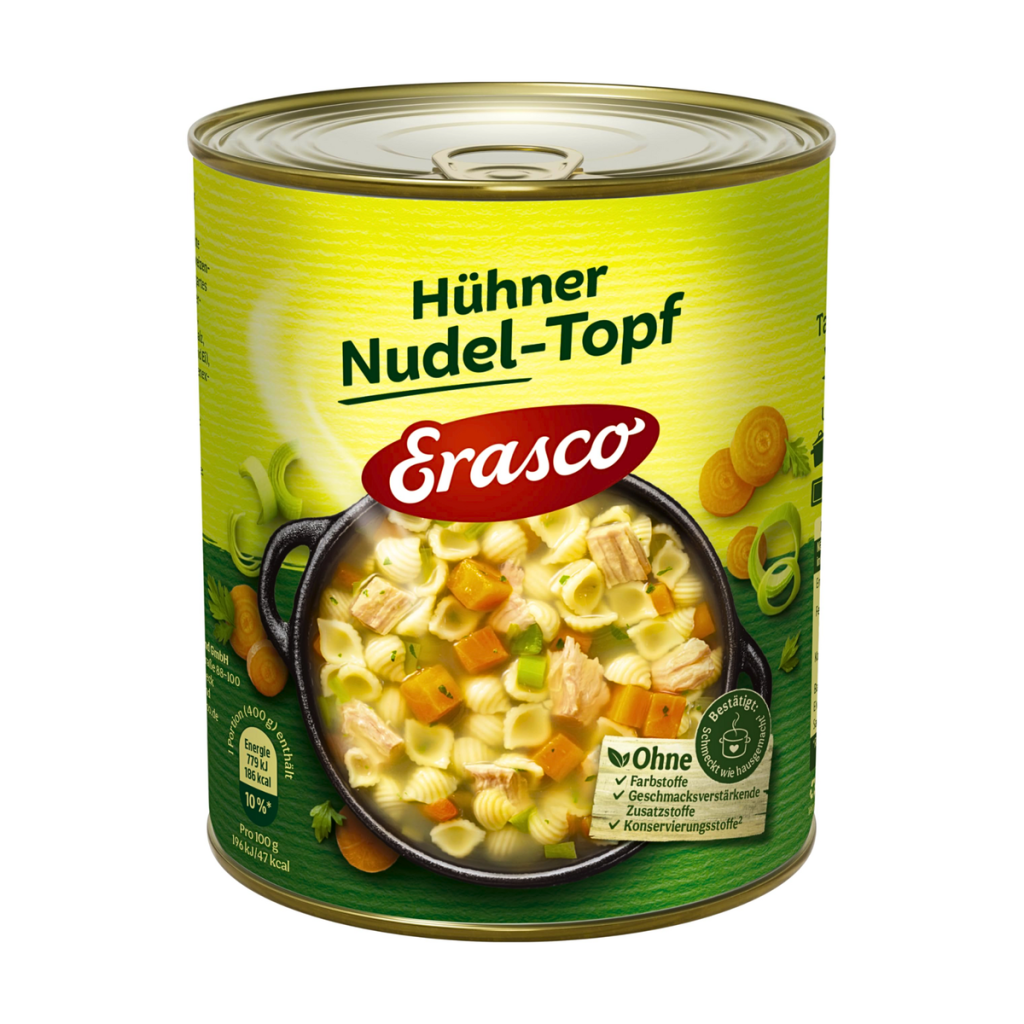 Erasco Hühner-Nudeltopf 800g