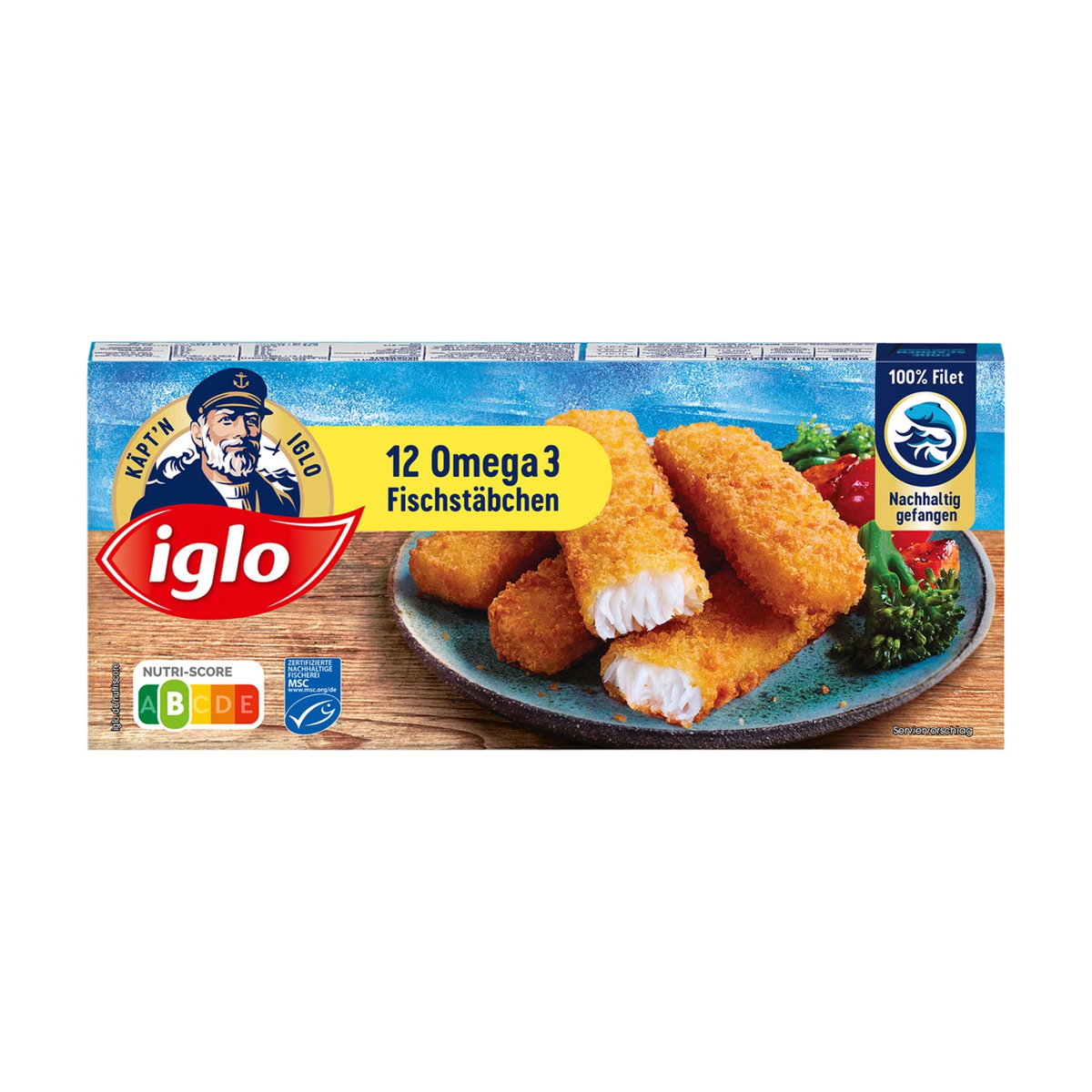 MSC Iglo Fischstäbchen Omega3 360g