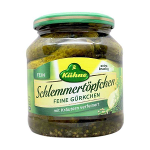 Kühne Schlemmertöpfchen feine Gürkchen 530g