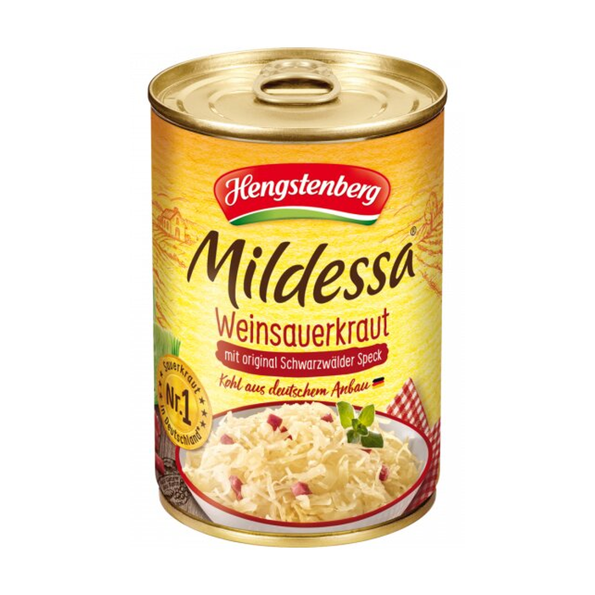 Mildessa 2 Minuten Schlemmerkraut mit Speck 400g