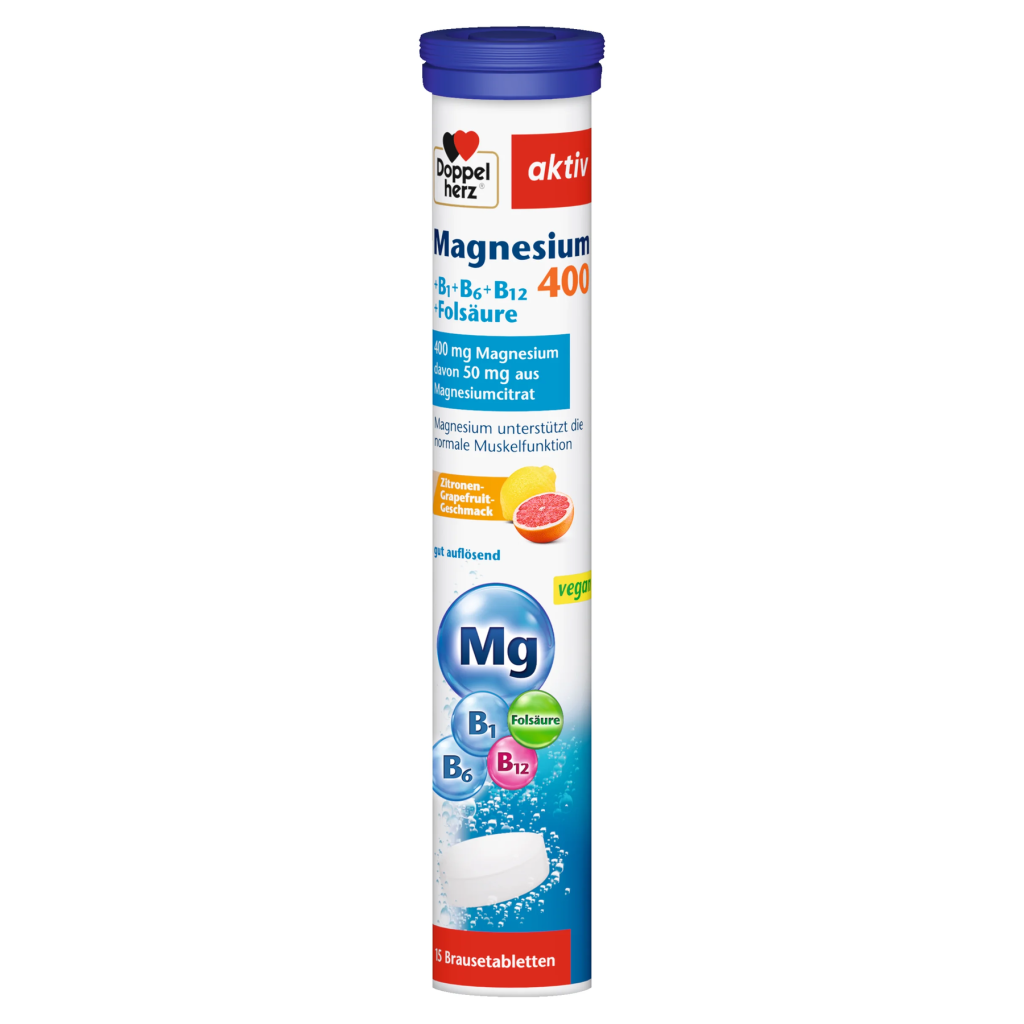 Doppelherz Magnesium 400 15Brausetabletten 97,5g