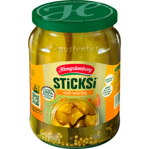 Hengstenberg Sticksi süß-würzig Gurkenviertel 670g