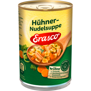 Erasco Klare Hühner-Nudel-Suppe 390ml