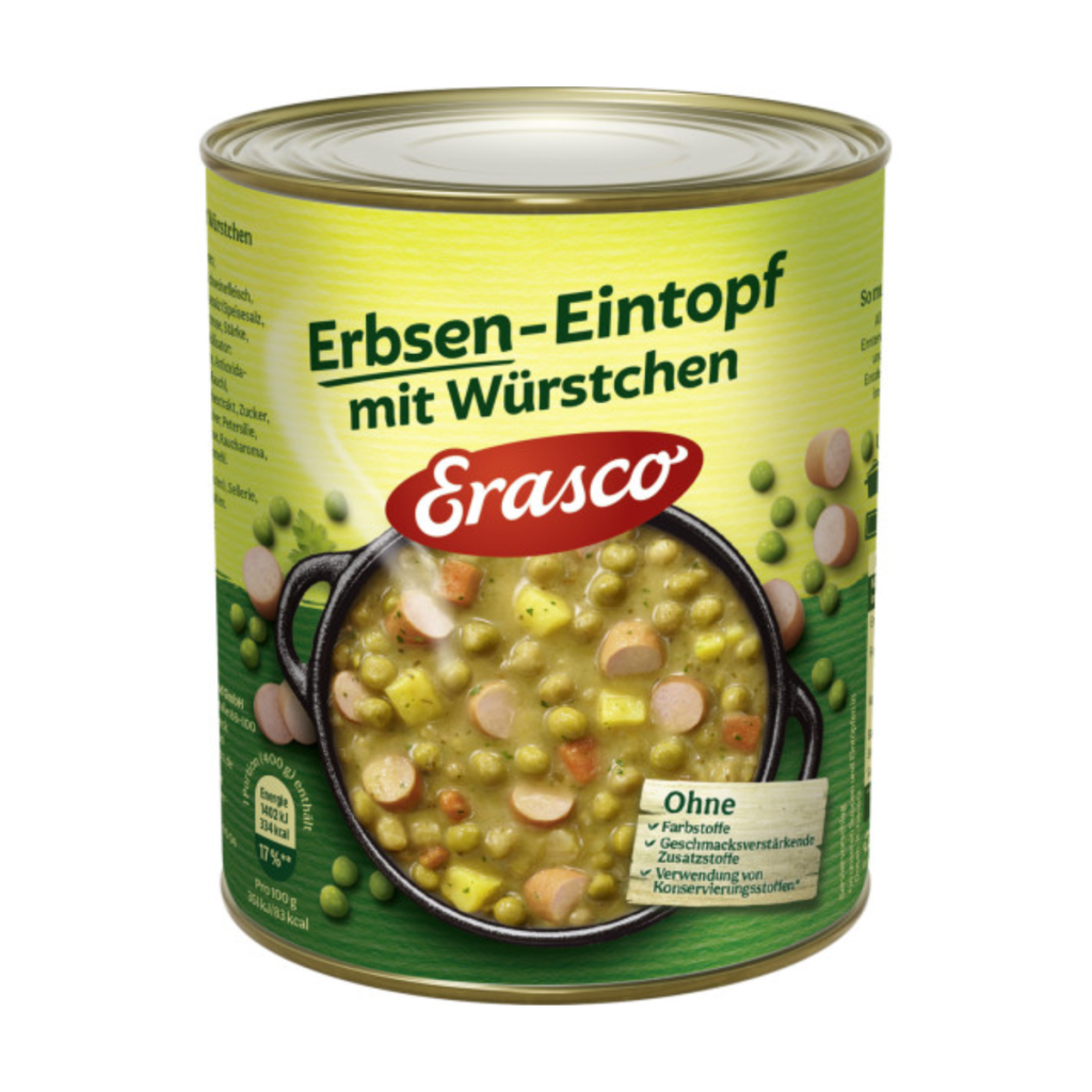Erasco Erbsen-Eintopf mit Würstchen 800g