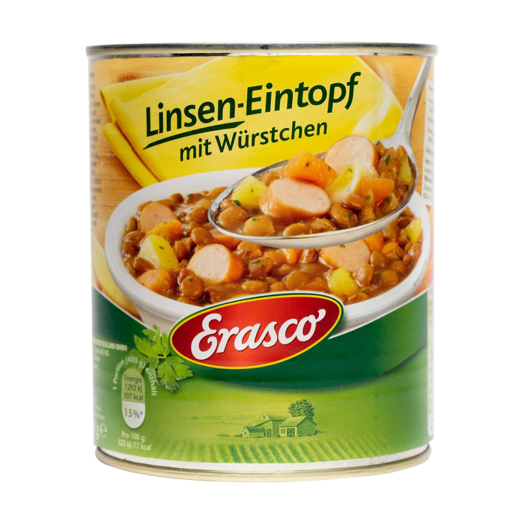 Erasco Linsen-Eintopf mit Würstchen 800g