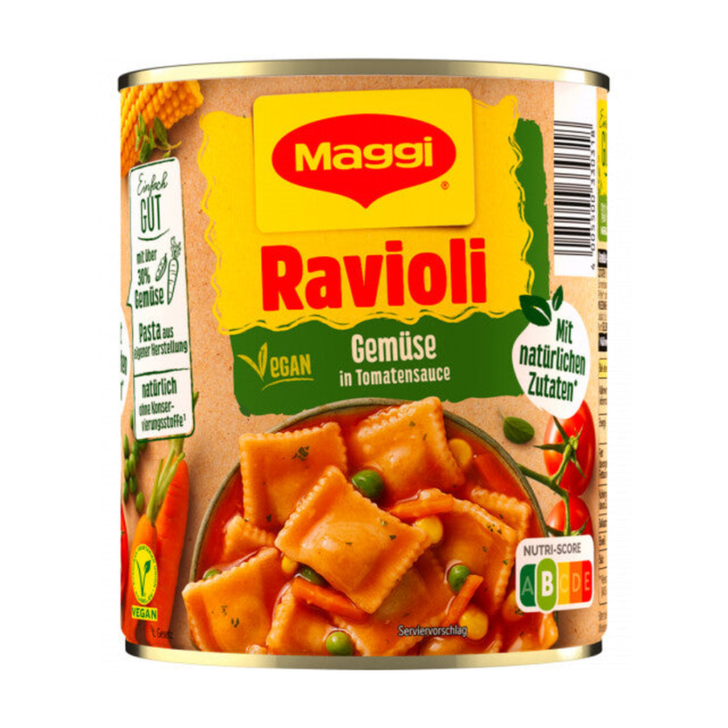 Maggi Gemüse Ravioli in Tomaten-Gemüsesauce 800g