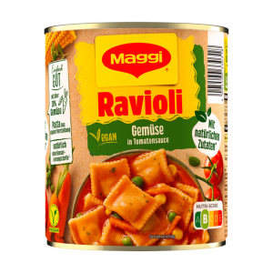Maggi Gemüse Ravioli in Tomaten-Gemüsesauce 800g