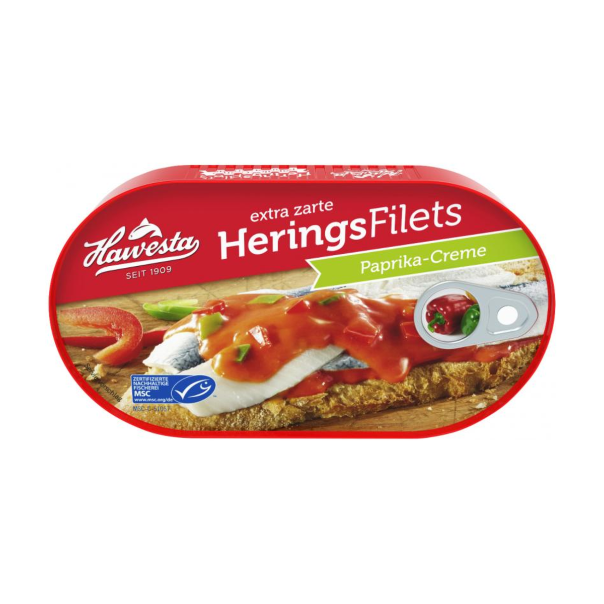 MSC Hawesta Heringsfilets in Paprika-Creme 200g