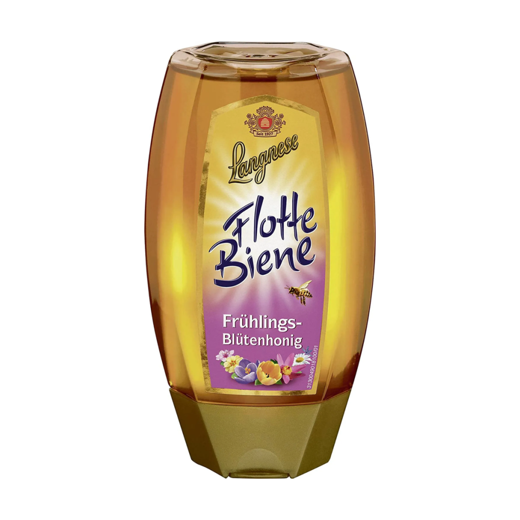 Langnese Flotte Biene Akazien- mit Frühlingsblütenhonig 500g