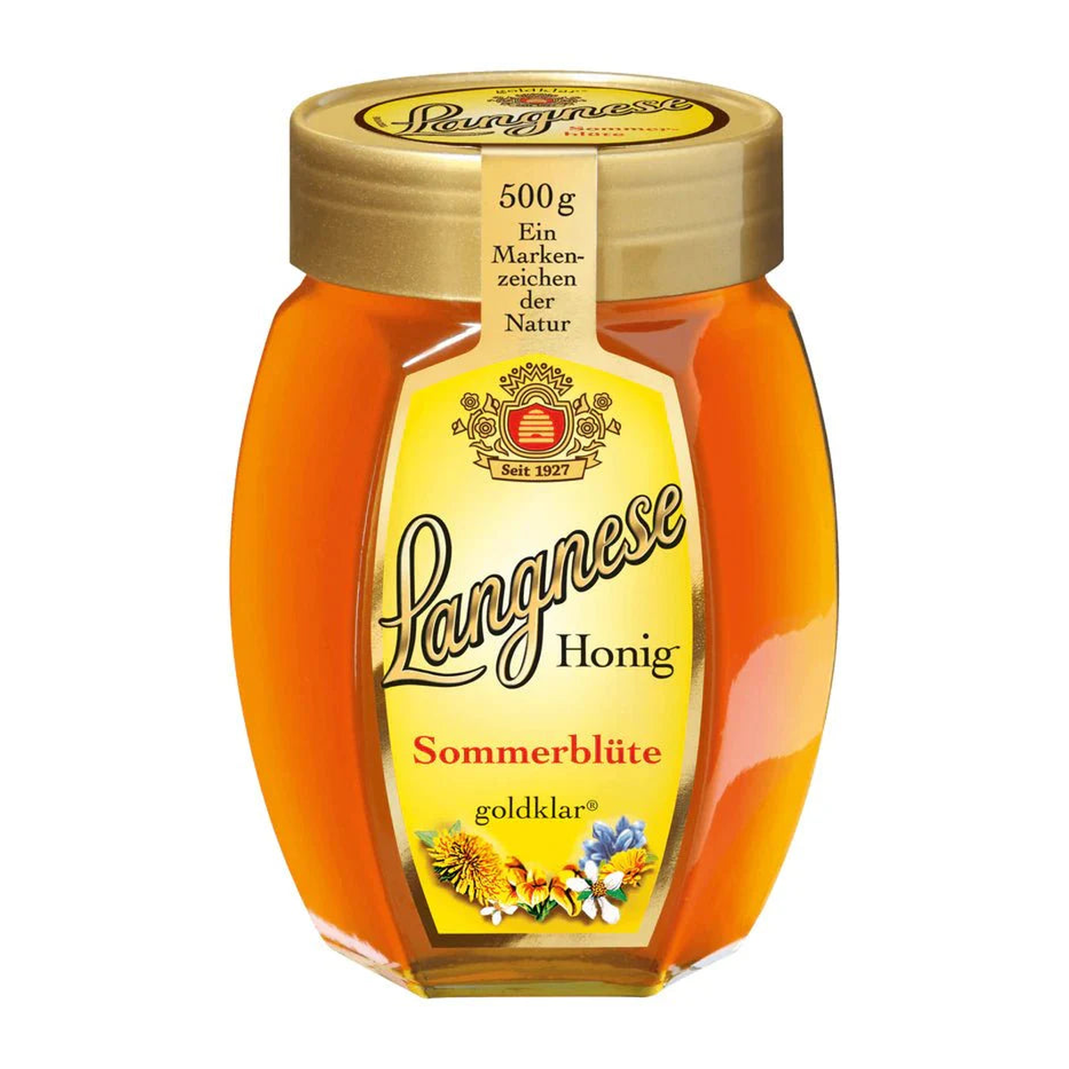 Langnese Feine Auslese Sommerblütenhonig goldklar 500g