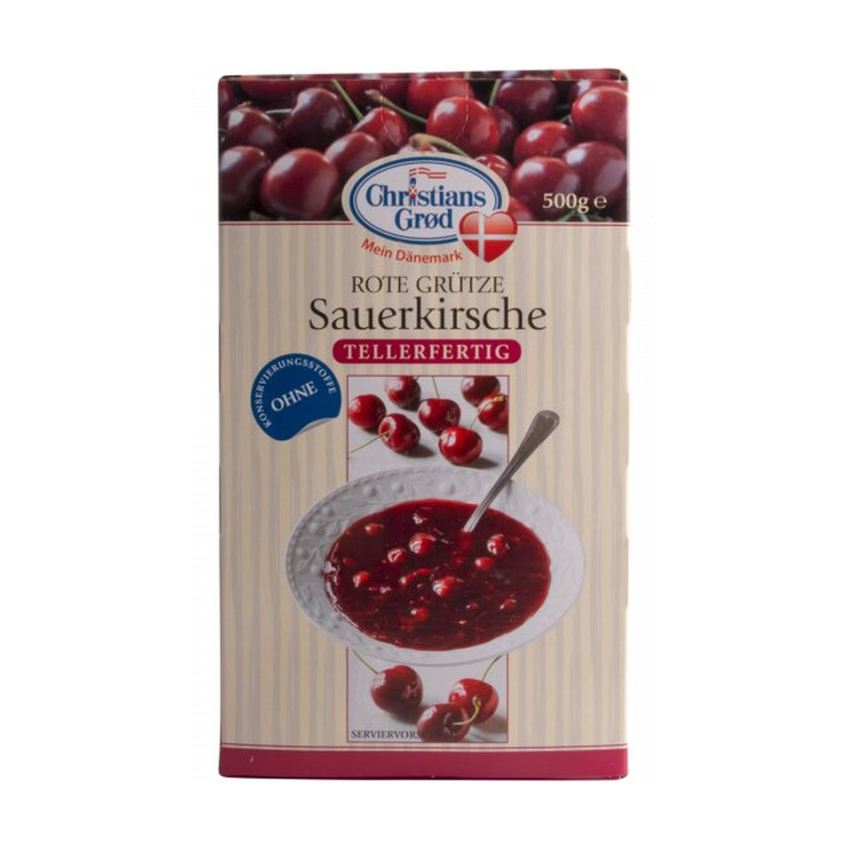 Christians Grod Dänische Rote Grütze-Kirsch 500g