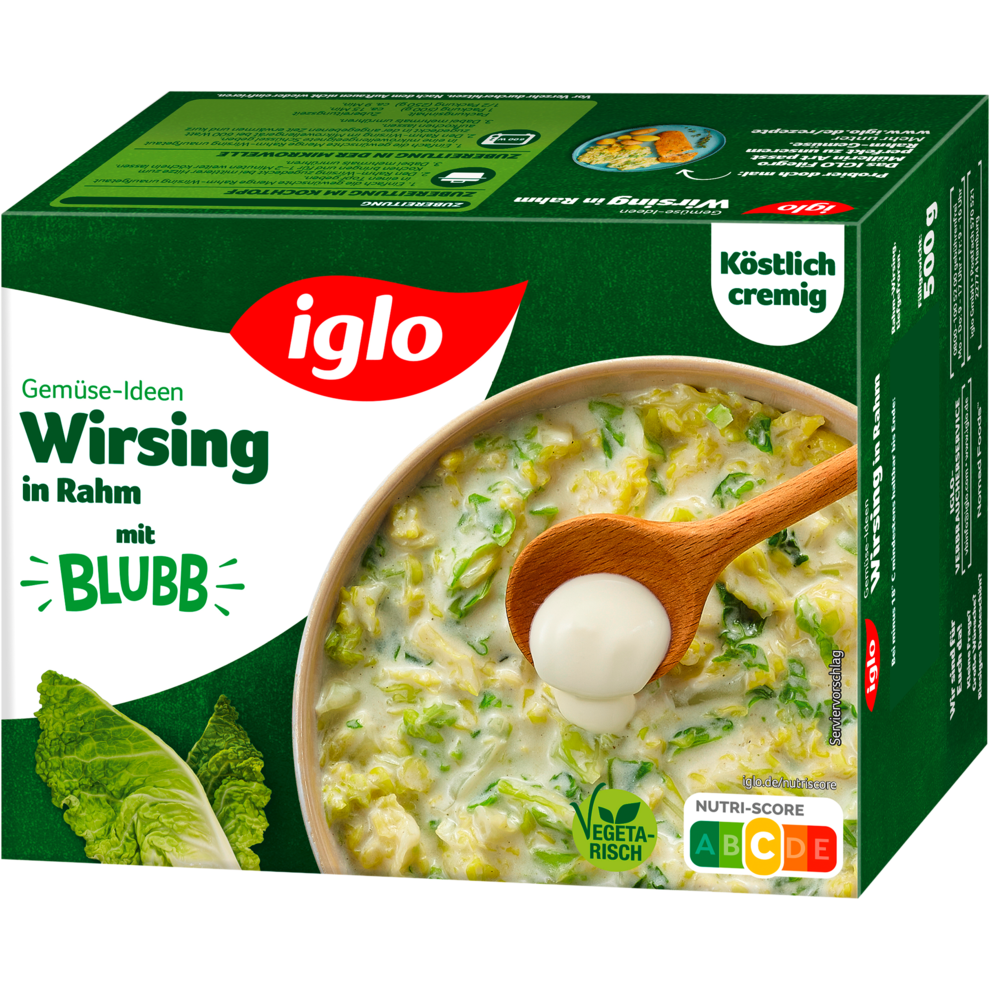 Iglo Rahm-Gemüse Wirsing 500g