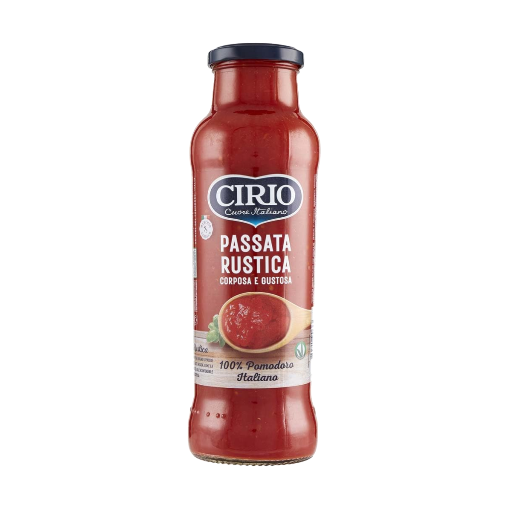 Cirio Passata Rustica Basilikum 680g