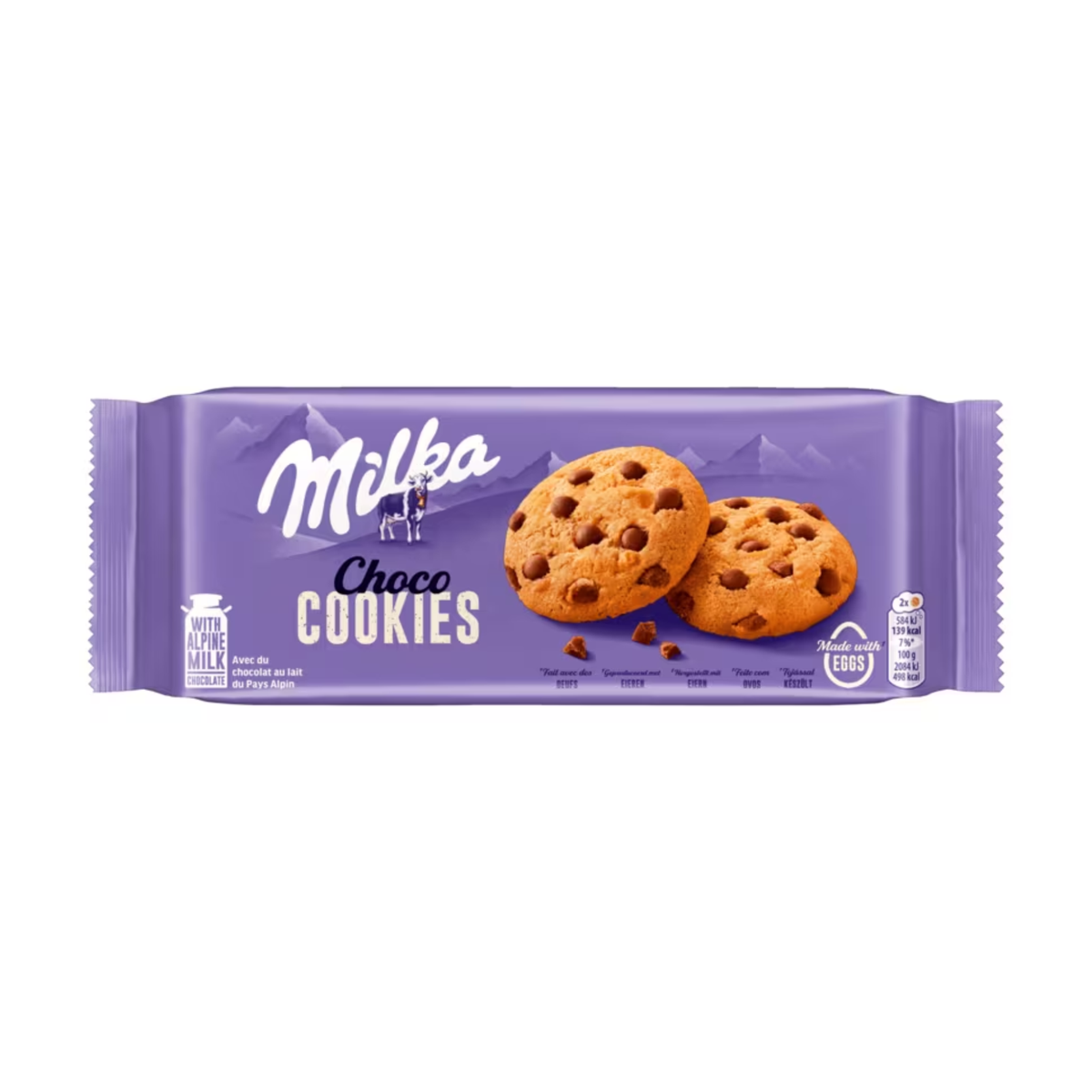 Milka Чоко печенье 168g