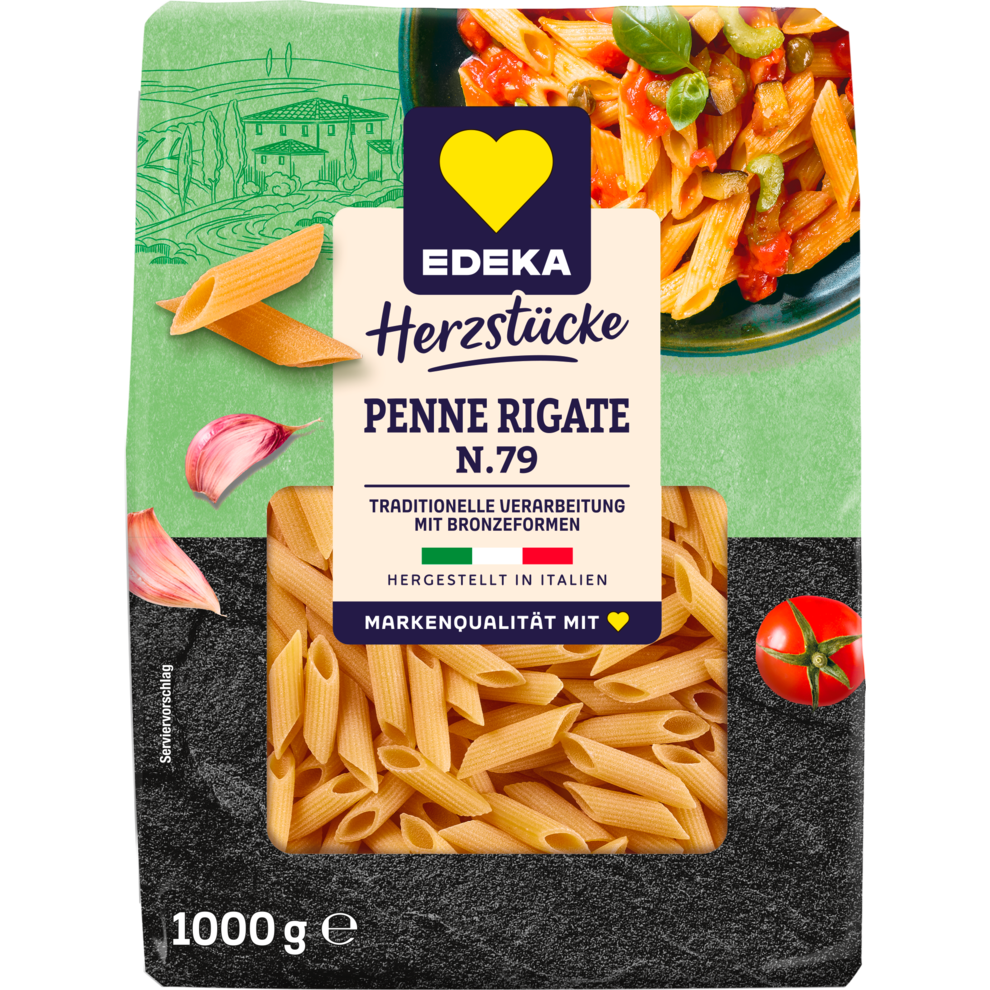 EDEKA Herzstücke Penne Rigate 1000g