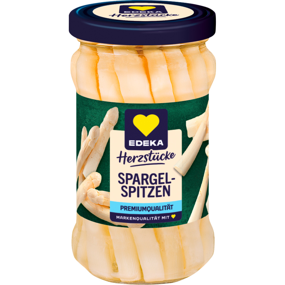 EDEKA Herzstücke Spargelspitzen weiß geschält 280g