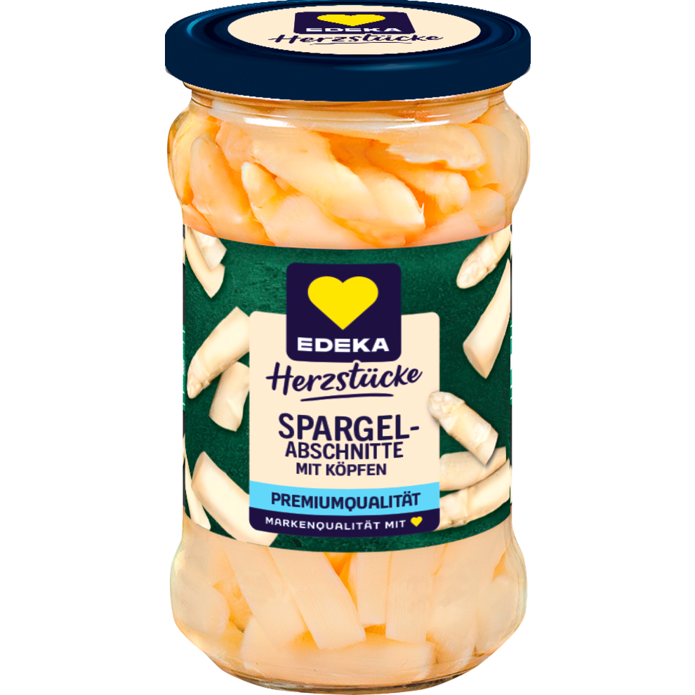 EDEKA Herzstücke Spargelabschnitte weiß geschält 280g