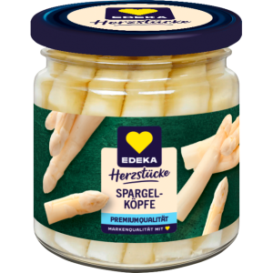 EDEKA Herzstücke Spargelköpfe rein weiß 7cm 190g