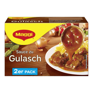 Maggi Delikatess Sauce zu Gulasch für 2x250ml