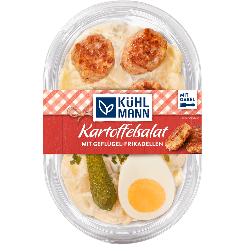 Kühlmann Kartoffelsalat mit Frikadelle 300g