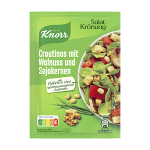 Knorr Salatkrönung Croutinos mit Walnuss&Sojakernen 25g